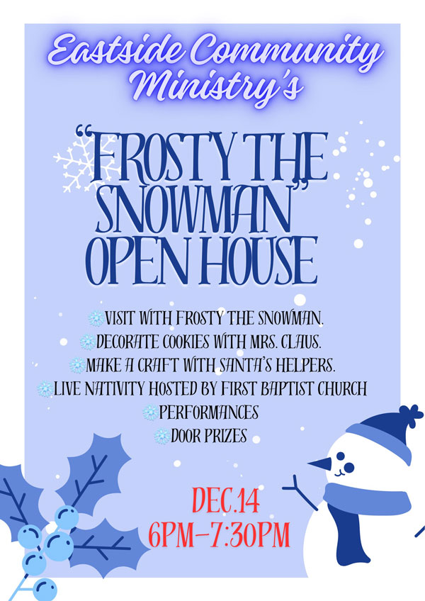 Frosty The Snowman Open House
